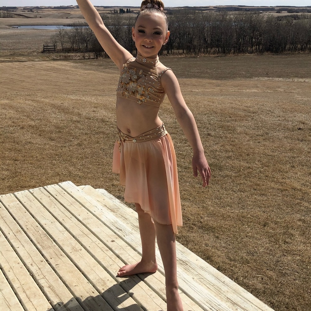 Glamour Lyrical Solo Dance Costume